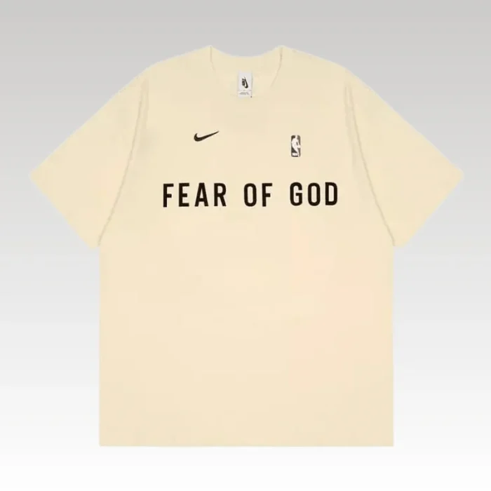 T-shirt Fear Of God x Nike Warm Up Sail - Drip Slum