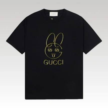 T-shirt Gucci Bunny Black GC074 - Drip Slum