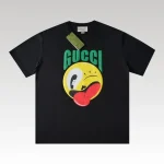 T-shirt Gucci Emoji Logo Black GC011 - Drip Slum