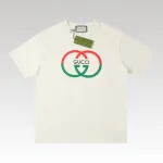 T-shirt Gucci Interlocking Logo White GC014 - Drip Slum