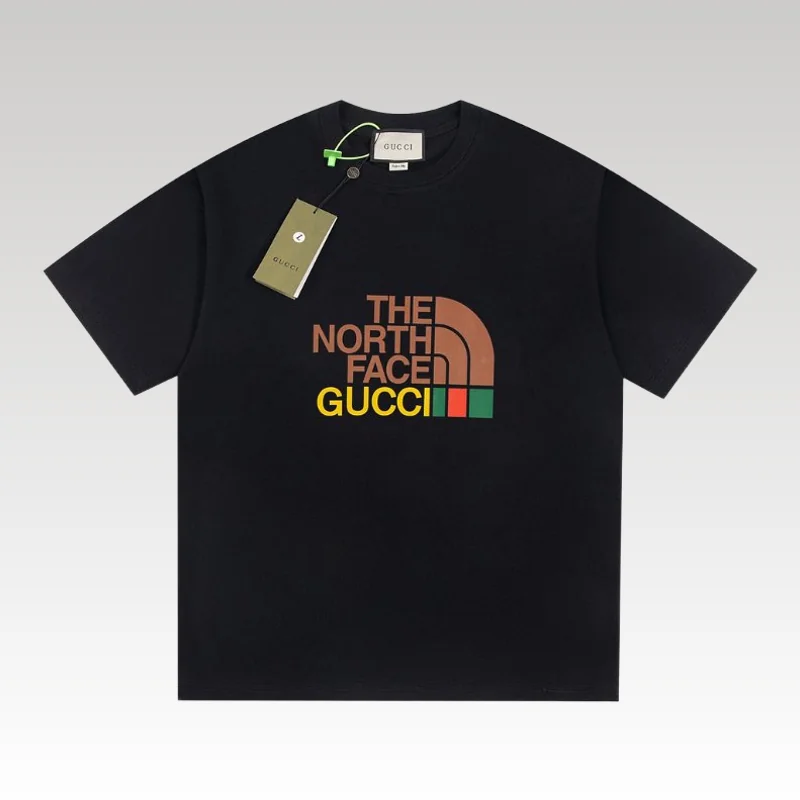 Home Basic 641 T-Shirt Gucci The North Face Black GC042 - Drip Slum
