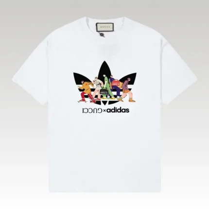 T-shirt Gucci x Adidas Graphic White GC049 - Drip Slum
