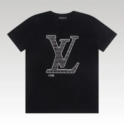 T-shirt Louis Vuitton Black Large LV - Drip Slum