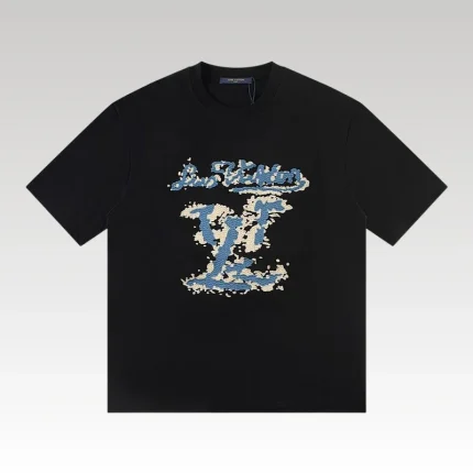 T-shirt Louis Vuitton Black LV178 - Drip Slum