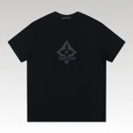 T-shirt Louis Vuitton Black Monogram Logo - Drip Slum