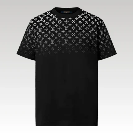 T-shirt Louis Vuitton Gradient Cotton Black - Drip Slum