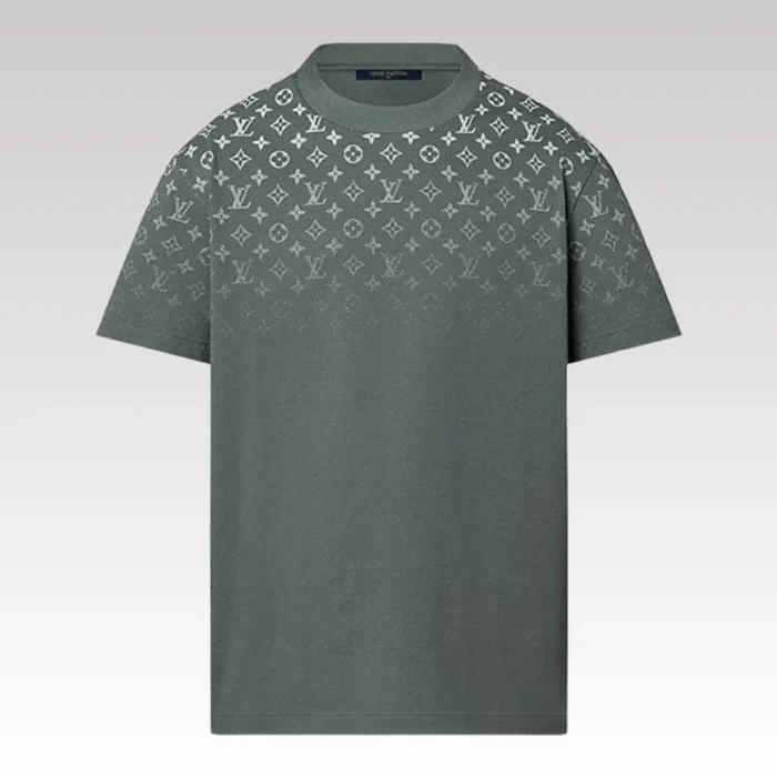 T-shirt Louis Vuitton Gradient Cotton Grey - Drip Slum