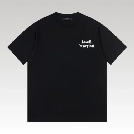 T-shirt Louis Vuitton LV Black Instrument Graphic - Drip Slum