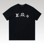 T-shirt Louis Vuitton LV Black Monogram Pulse - Drip Slum
