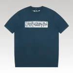 T-shirt Louis Vuitton LV Blue Logo Patch - Drip Slum