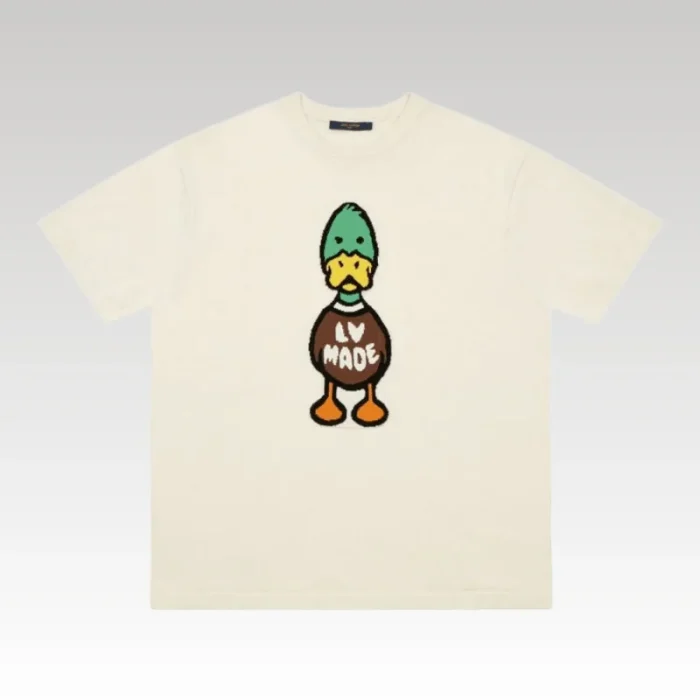 T-shirt Louis Vuitton LV Duck Beige - Drip Slum