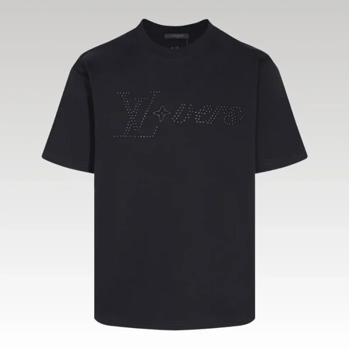 T-shirt Louis Vuitton LV Lovers All Black - Drip Slum