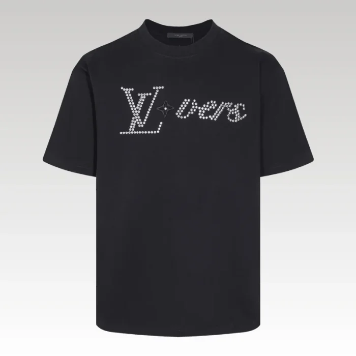 T-shirt Louis Vuitton LV Lovers Black - Drip Slum
