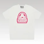 T-shirt Louis Vuitton LV White Pink Logo - Drip Slum