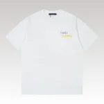 T-shirt Louis Vuitton LV White Yellow Monogram - Drip Slum