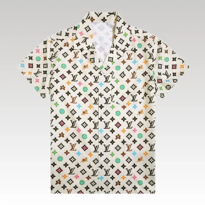 T-Shirt Louis Vuitton Multicolor Monogram Short Sleeve LV007 - Drip Slum