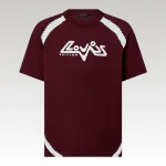 T-shirt Louis Vuitton Short-Sleeved Cotton Intarsia Crewneck - Drip Slum