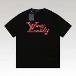 T-shirt Louis Vuitton Very Lovely Black LV017 - Drip Slum