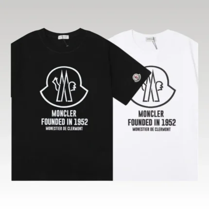 T-shirt Moncler Black MCL032 - Drip Slum