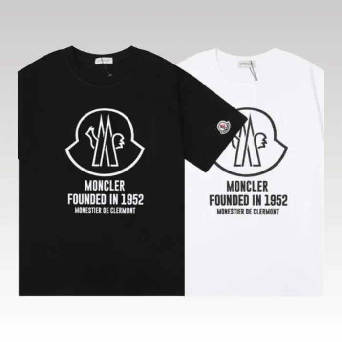 T-shirt Moncler Black MCL032 - Drip Slum