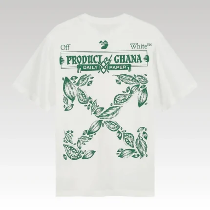 T-shirt Off-White x Daily Paper x Surf Ghana White - Drip Slum