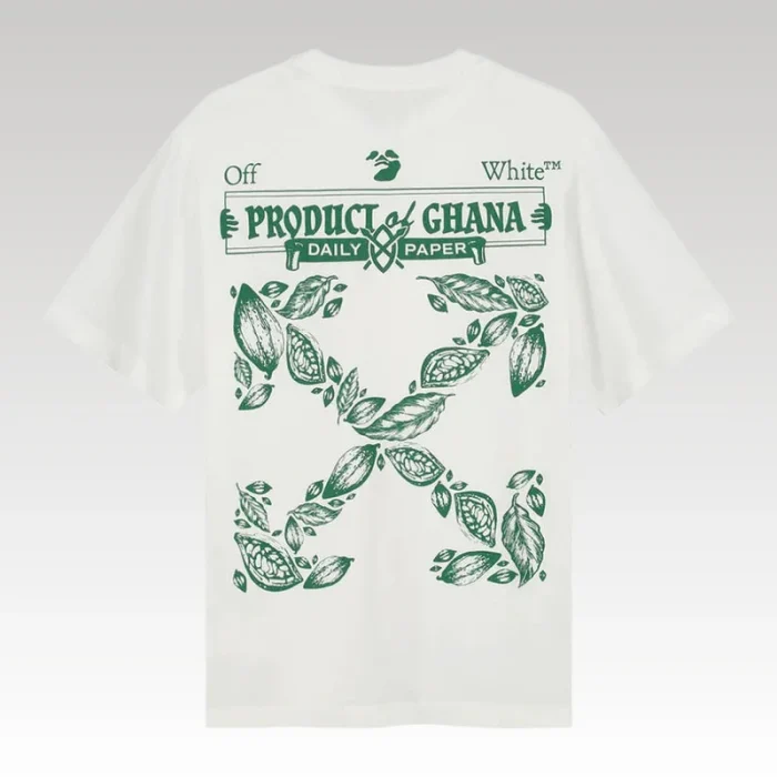 T-shirt Off-White x Daily Paper x Surf Ghana White - Drip Slum