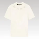 T-shirt Palm Angels Monogram Print Off White - Drip Slum
