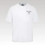 T-shirt Prada Milano Crest Logo White PD014 - Drip Slum