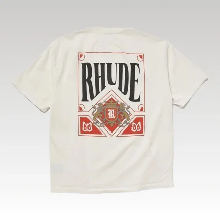 T-shirt Rhude Card 'Vintage White' - Drip Slum