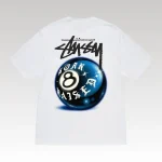 T-shirt Stussy x Born X Raised 8 Ball - Drip Slum