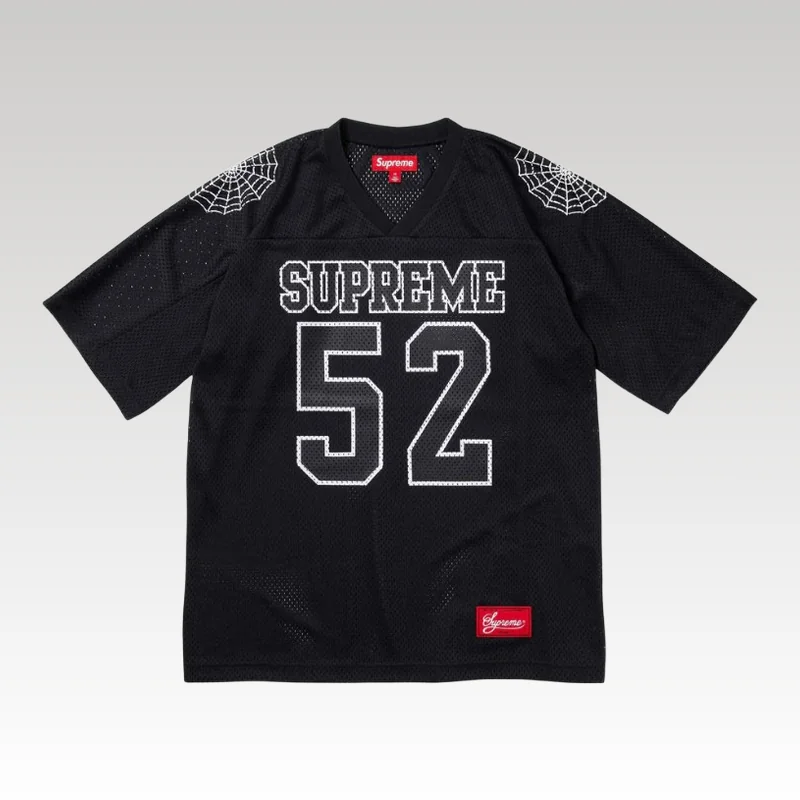 Home Basic 822 T-shirt Supreme Spider Web 52 Black SP035 - Drip Slum