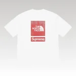 T-shirt Supreme x The North Face White - Drip Slum