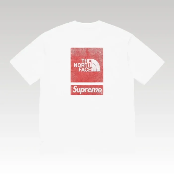 T-shirt Supreme x The North Face White - Drip Slum