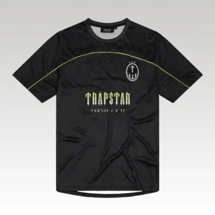 T-shirt Trapstar Football Jersey Black - Drip Slum