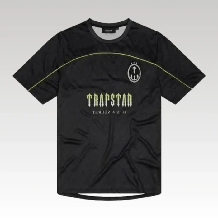 T-shirt Trapstar Football Jersey Black - Drip Slum