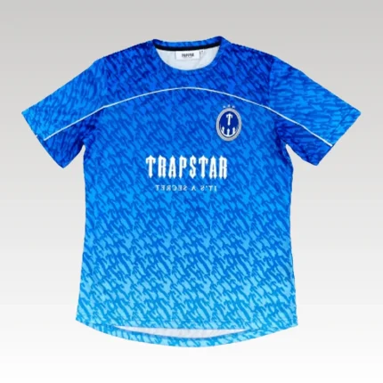 T-shirt Trapstar Football Jersey Blue - Drip Slum