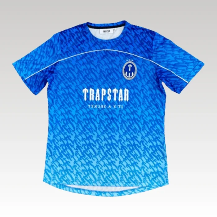 T-shirt Trapstar Football Jersey Blue - Drip Slum