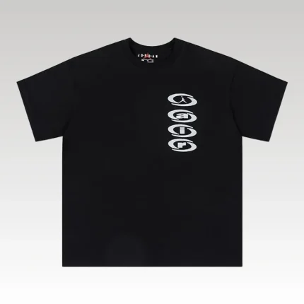T-shirt Travis Scott x Jordan Black JDN016 - Drip Slum