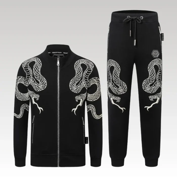 Tracksuit Philipp Plein Snake Embroidered Design PP006 - Drip Slum