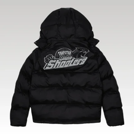 Trapstar Shooters Hooded Puffer Black/Reflective - Drip Slum