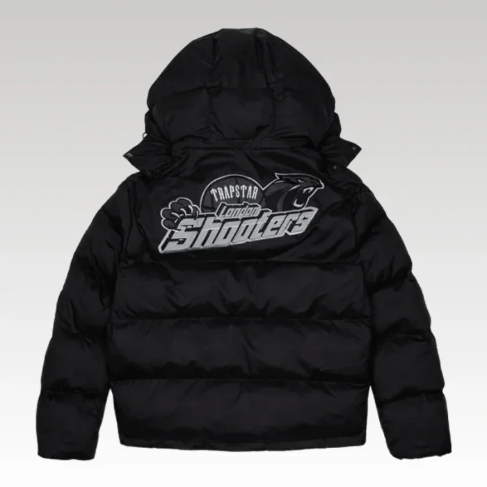 Trapstar Shooters Hooded Puffer Black/Reflective - Drip Slum