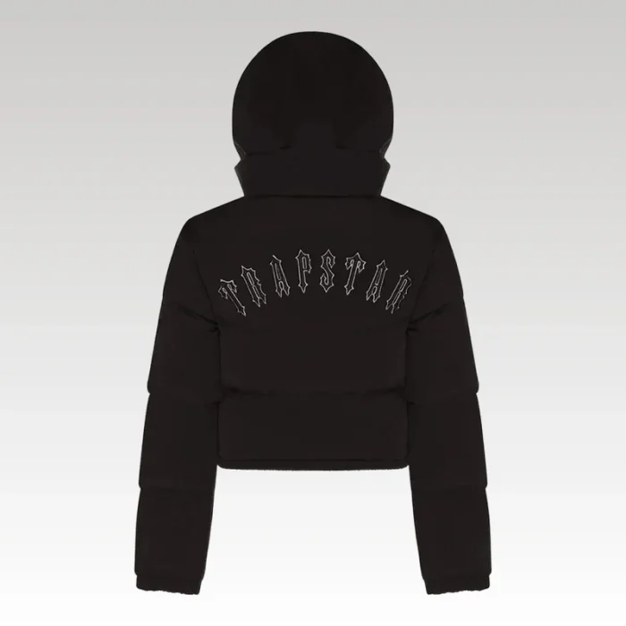 wamens-jacket-trapstar-irongate-hooded-puffer-black - Drip Slum