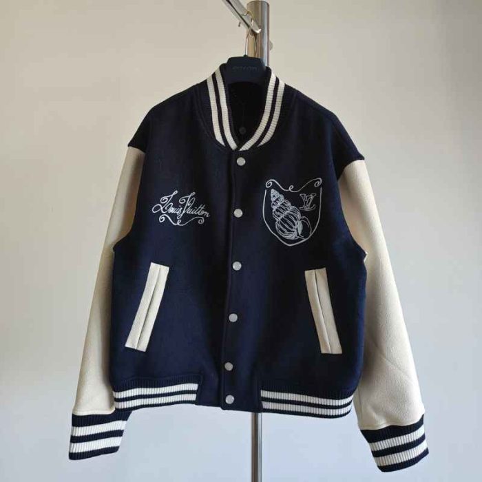 Jacket Louis Vuitton Calfskin Varsity LV321 - Image 6